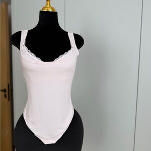 Popilush Shapewear Modal Tummy Control Inner Lace Cami Bodysuit | Soft Muse